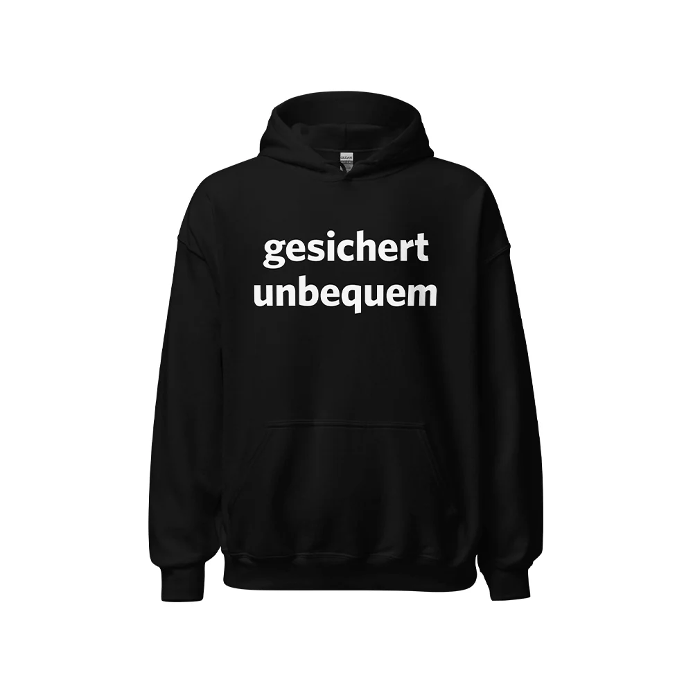 Kapuzenpullover „Gesichert unbequem“ - Image 5