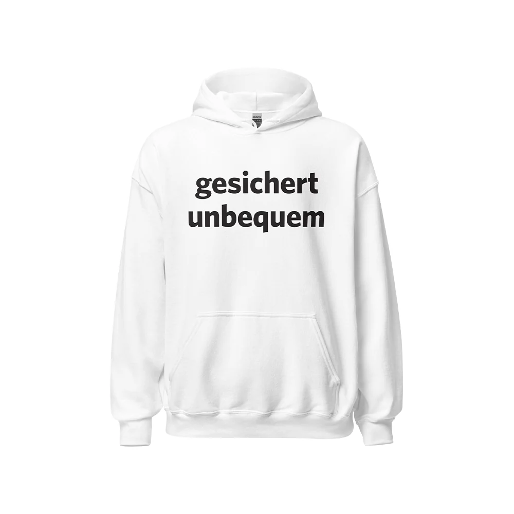 Kapuzenpullover „Gesichert unbequem“ - Image 6