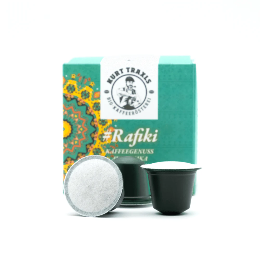 Kompostierbare Kaffeekapseln mit Bio Kaffee Rafiki - Image 3
