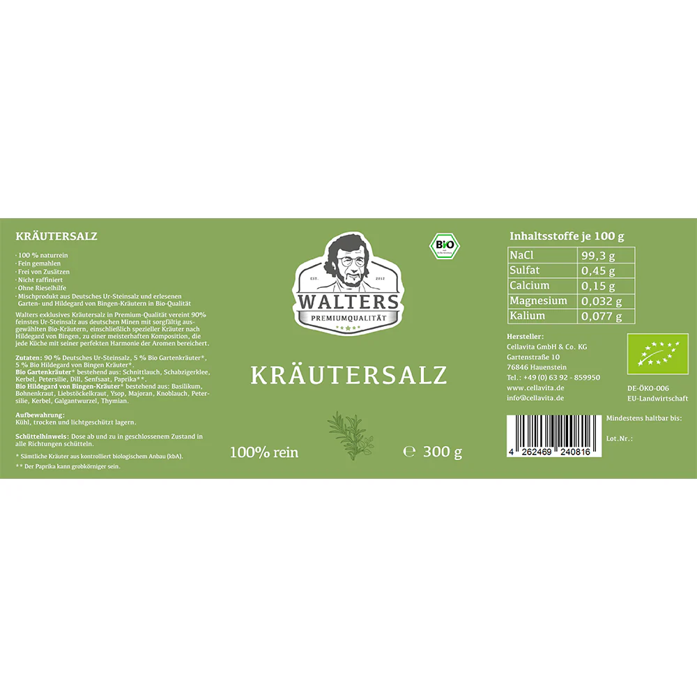 Kräutersalz mit deutschem Ur-Steinsalz und feinen Kräutern - Image 5