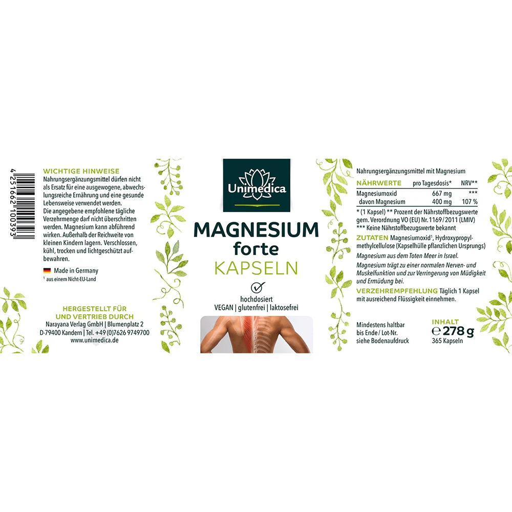 Magnesium forte Kapseln (365 Stück) - Image 3