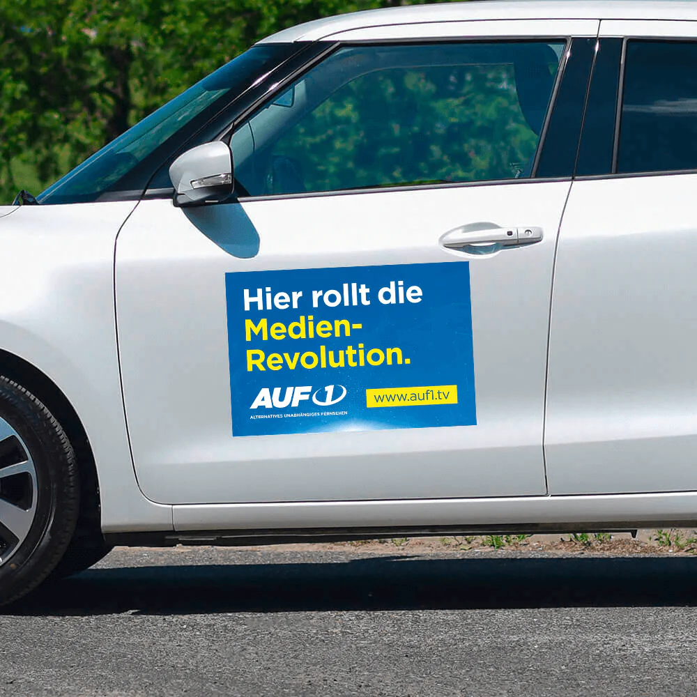 Magnetfolie „Hier rollt die Medien-Revolution“ - Image 2