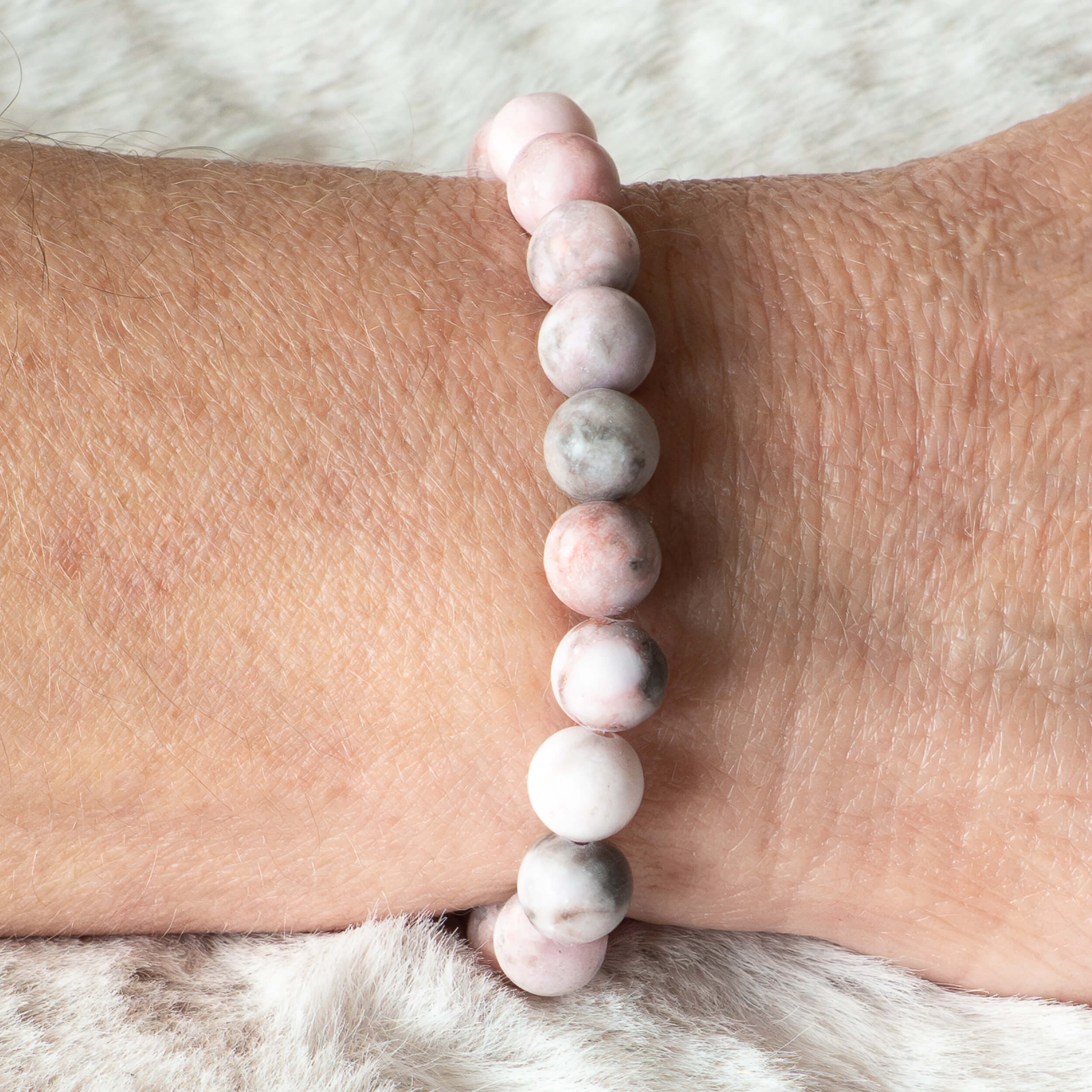 Mala Armband Zebrajaspis rosa - Image 2