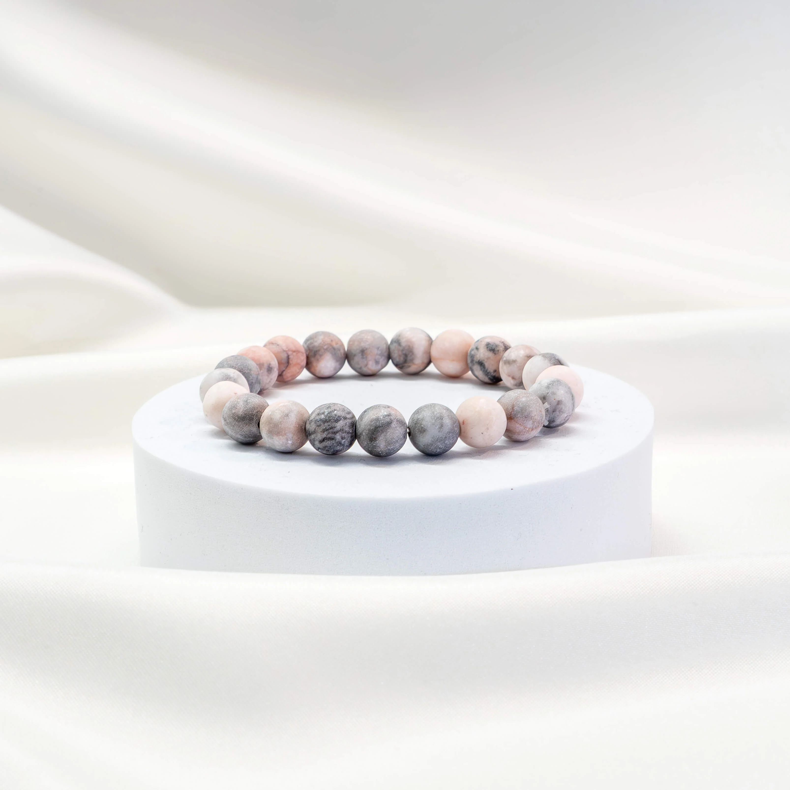 Mala Armband Zebrajaspis rosa - Image 3