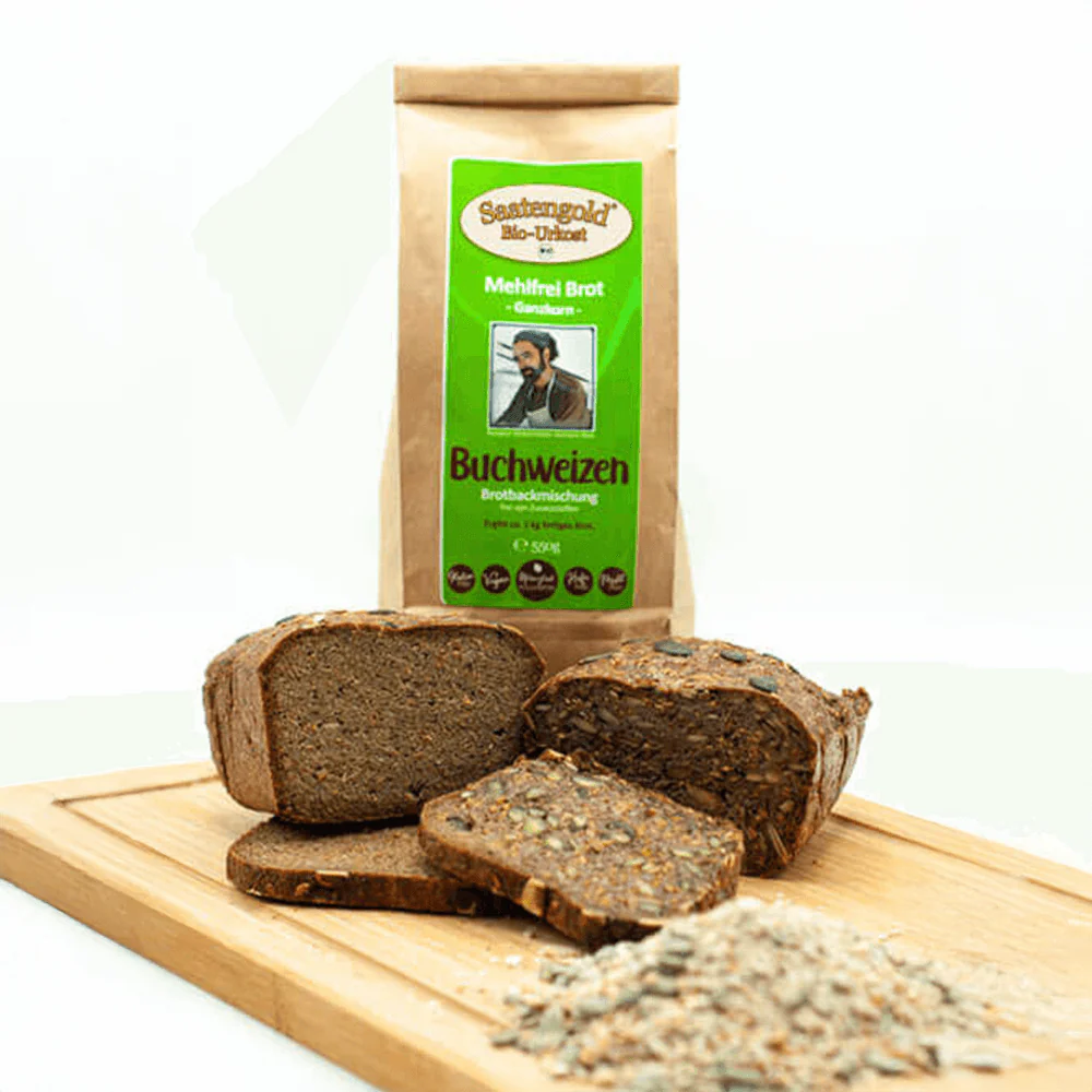 Mehlfreie Bio Brotbackmischung Buchweizen grobkörnig - Image 2