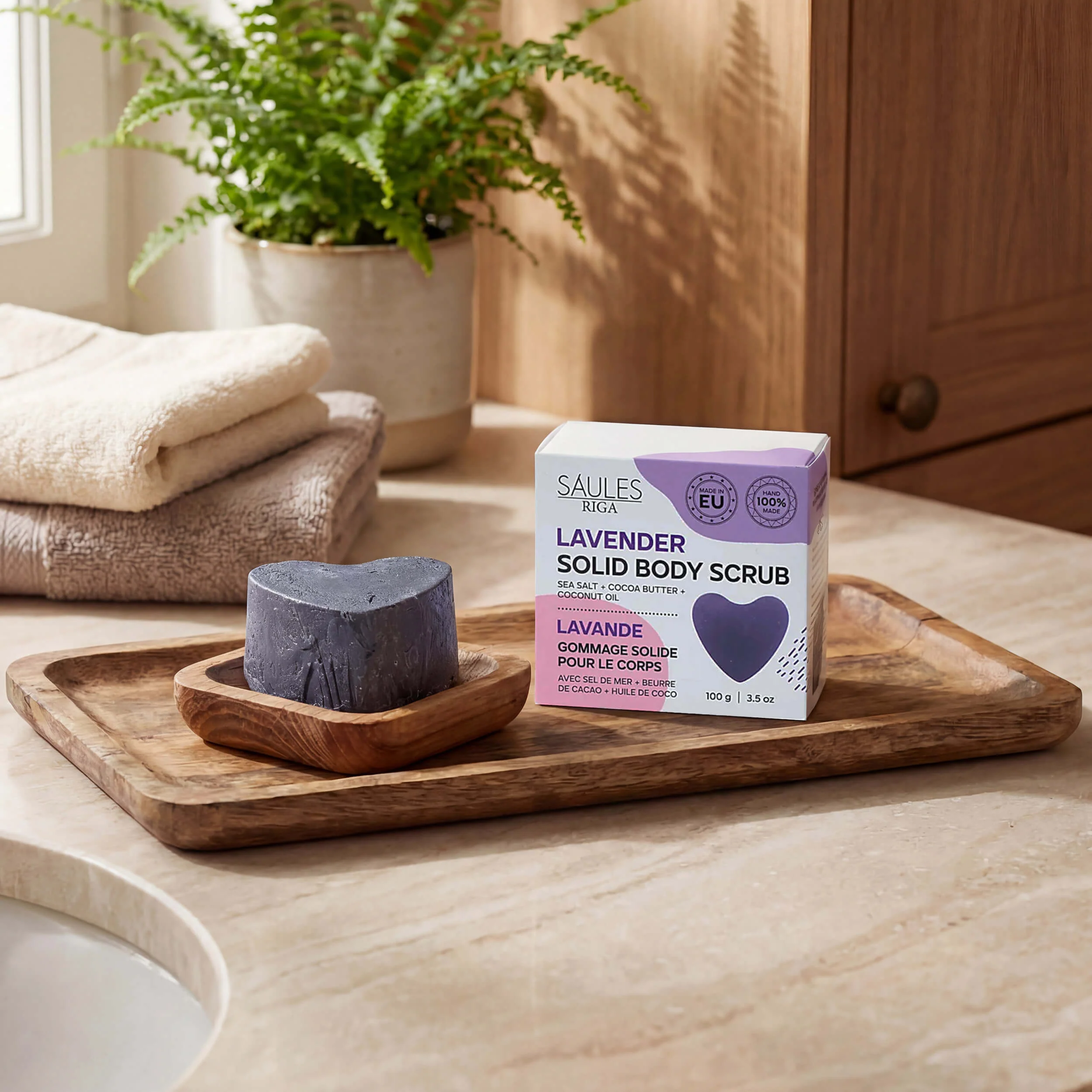 Natürliche Peelingseife Lavendel - Image 2