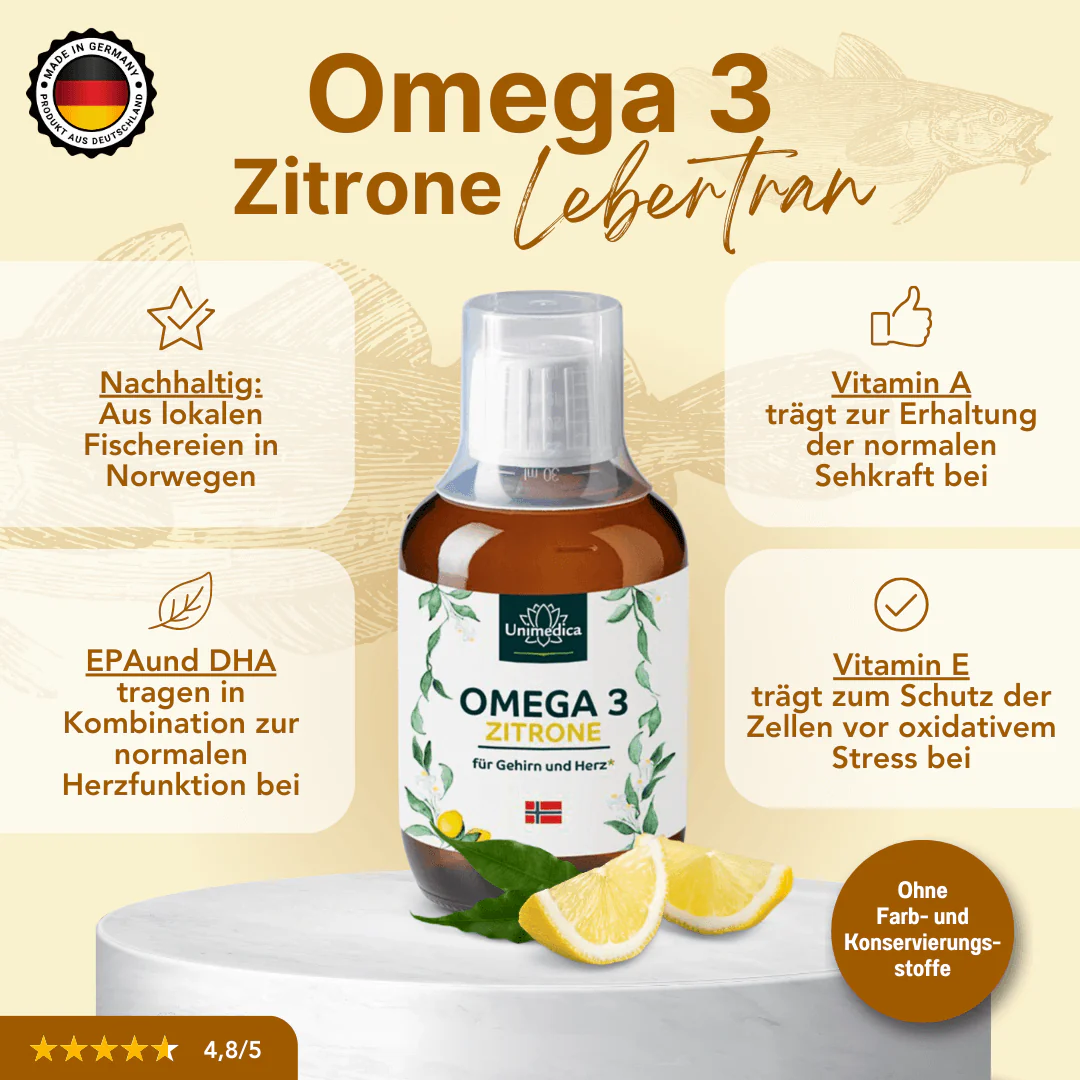 Omega-3 Zitrone (Lebertran) - Image 3
