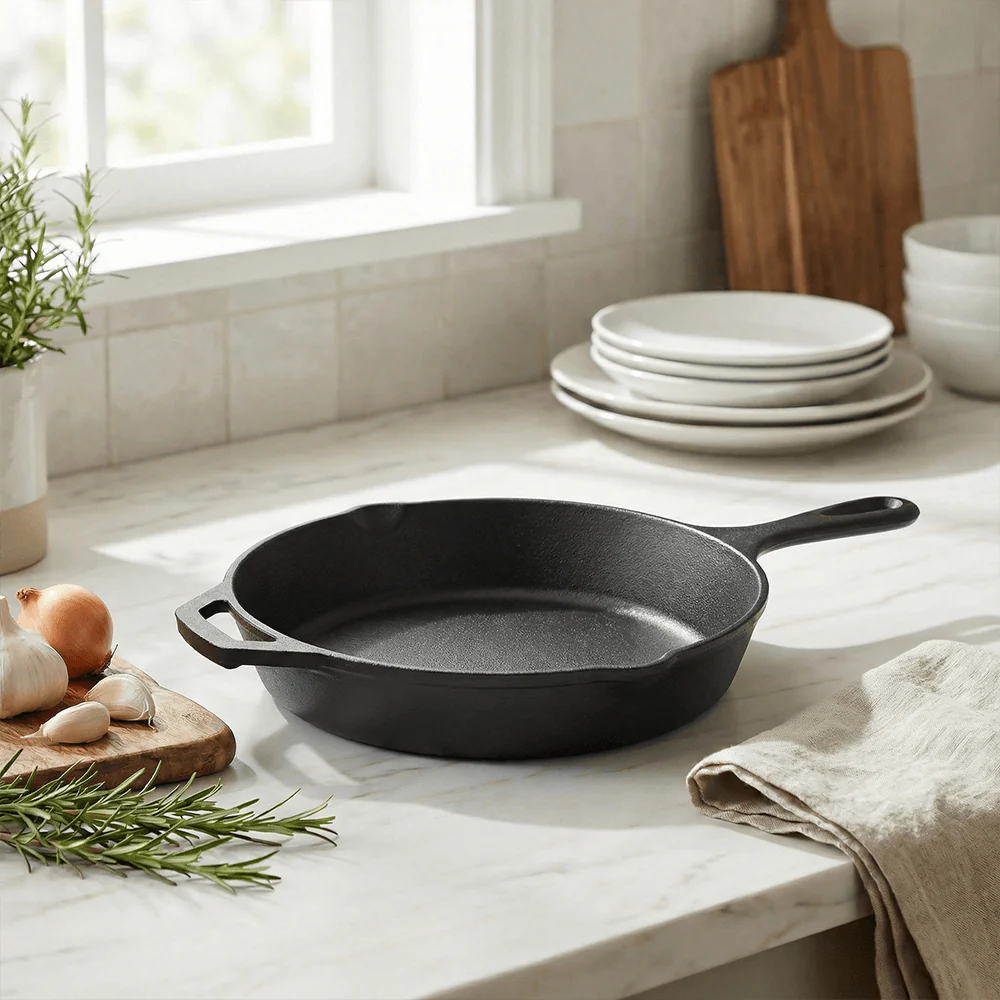 Pfanne aus Gusseisen mit Gegengriff Ø 26 cm - Image 4
