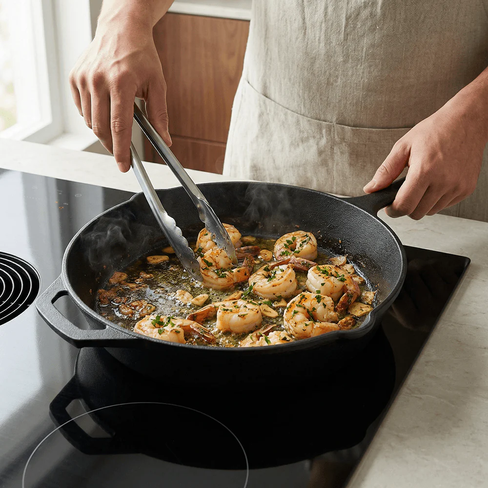 Pfanne aus Gusseisen mit Gegengriff Ø 26 cm - Image 5