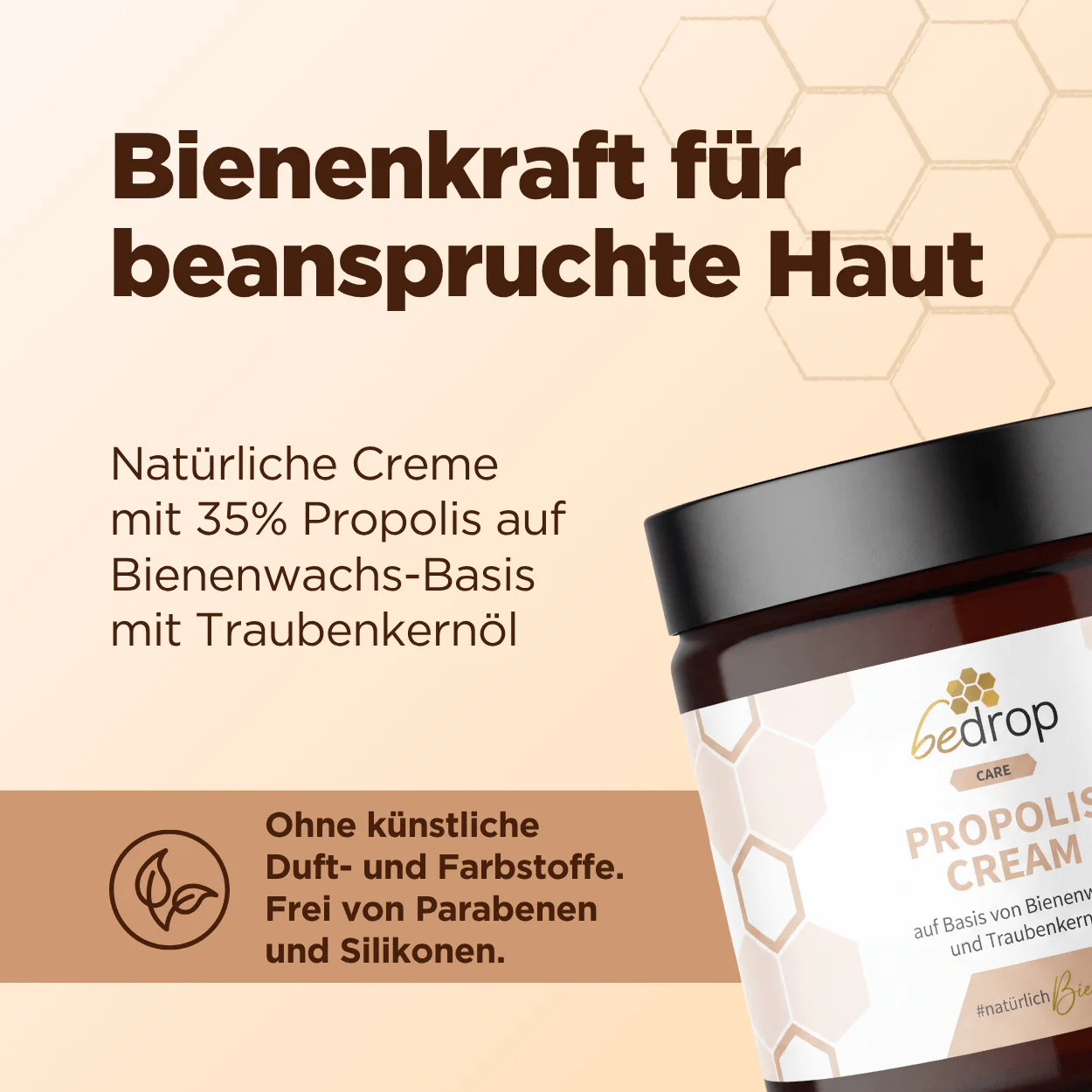 Propolis Cream mit Bienenwachs und Traubenkernöl - Image 5