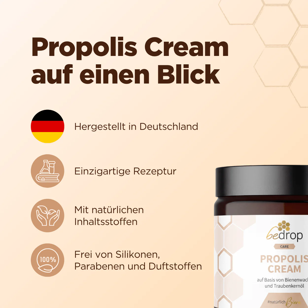 Propolis Cream mit Bienenwachs und Traubenkernöl - Image 8