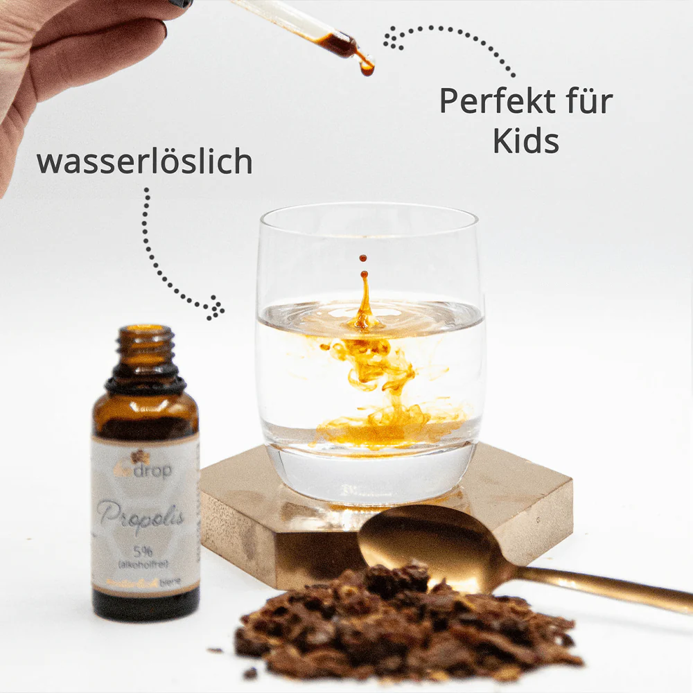 Propolis Tinktur mit Pipette 10% – alkoholfrei und wasserlöslich - Image 4