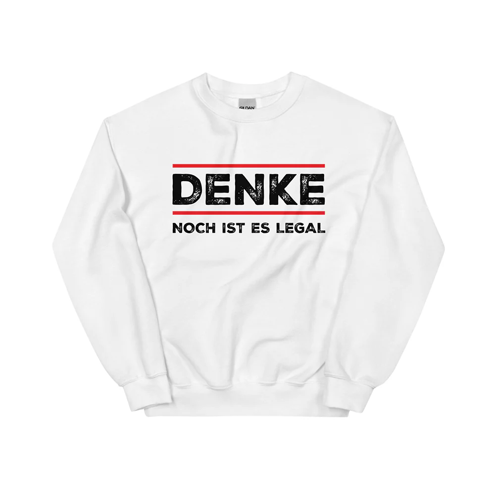 Pullover „Denke – Noch ist es legal“ - Image 3