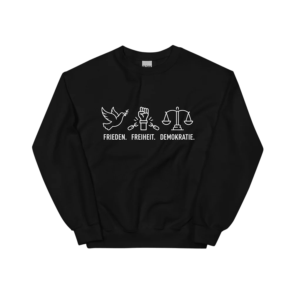 Pullover „Frieden. Freiheit. Demokratie.“ - Image 3