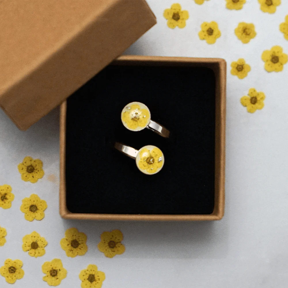 Ring mit gelber Spiere - Image 3