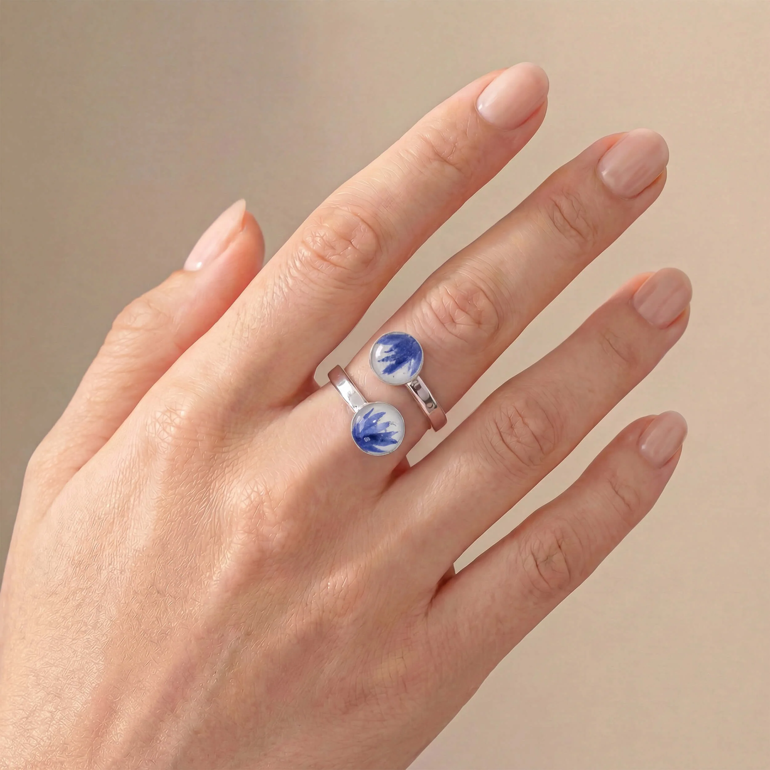 Ring mit Kornblume - Image 2