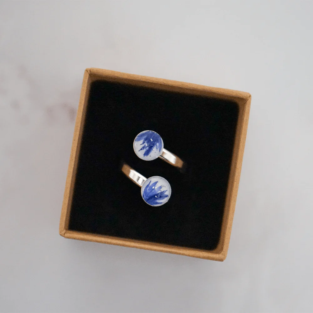 Ring mit Kornblume - Image 4