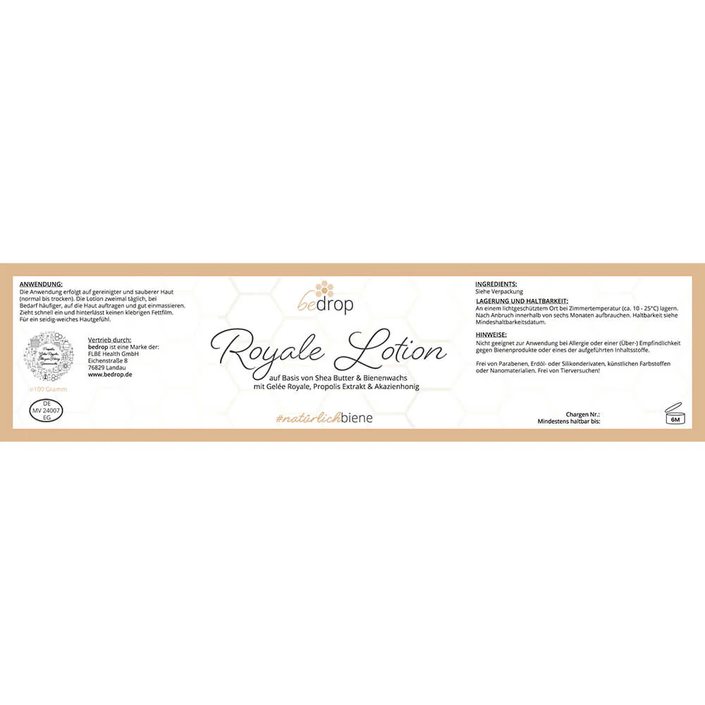 Royale Bodylotion mit Gelée Royale, Sheabutter und Akazienhonig - Image 4