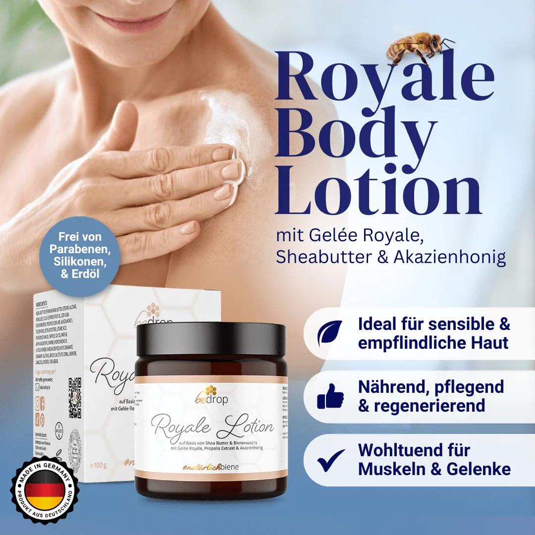 Royale Bodylotion mit Gelée Royale, Sheabutter und Akazienhonig - Image 5