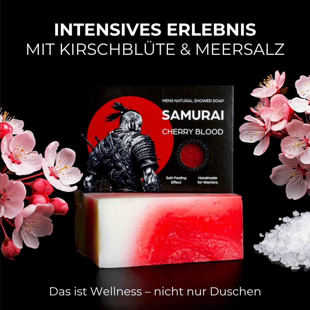 Samurai Cherry Blood Peeling Seife - Image 4
