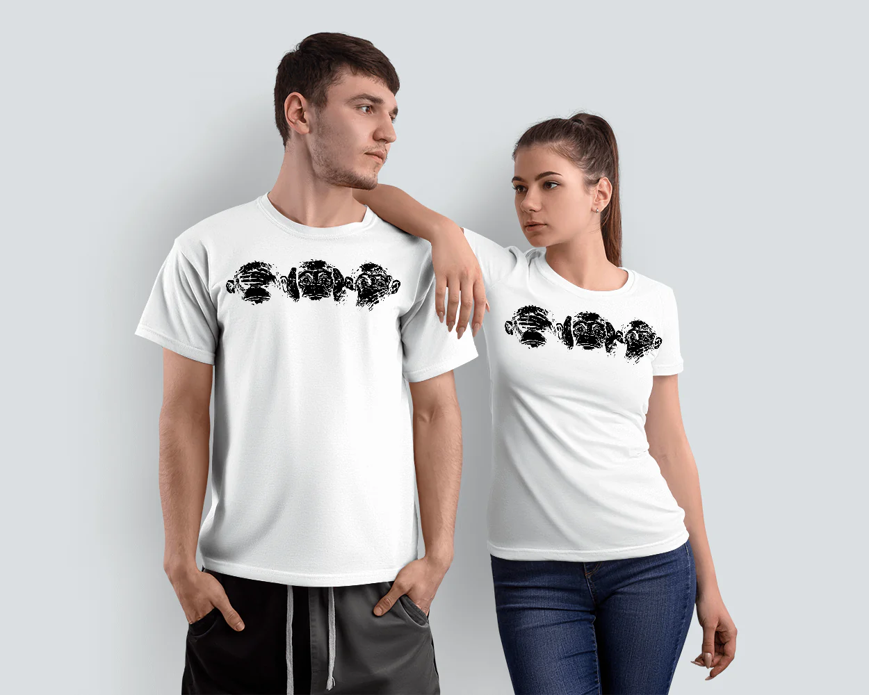 T-Shirt „Drei Affen“ - Image 5