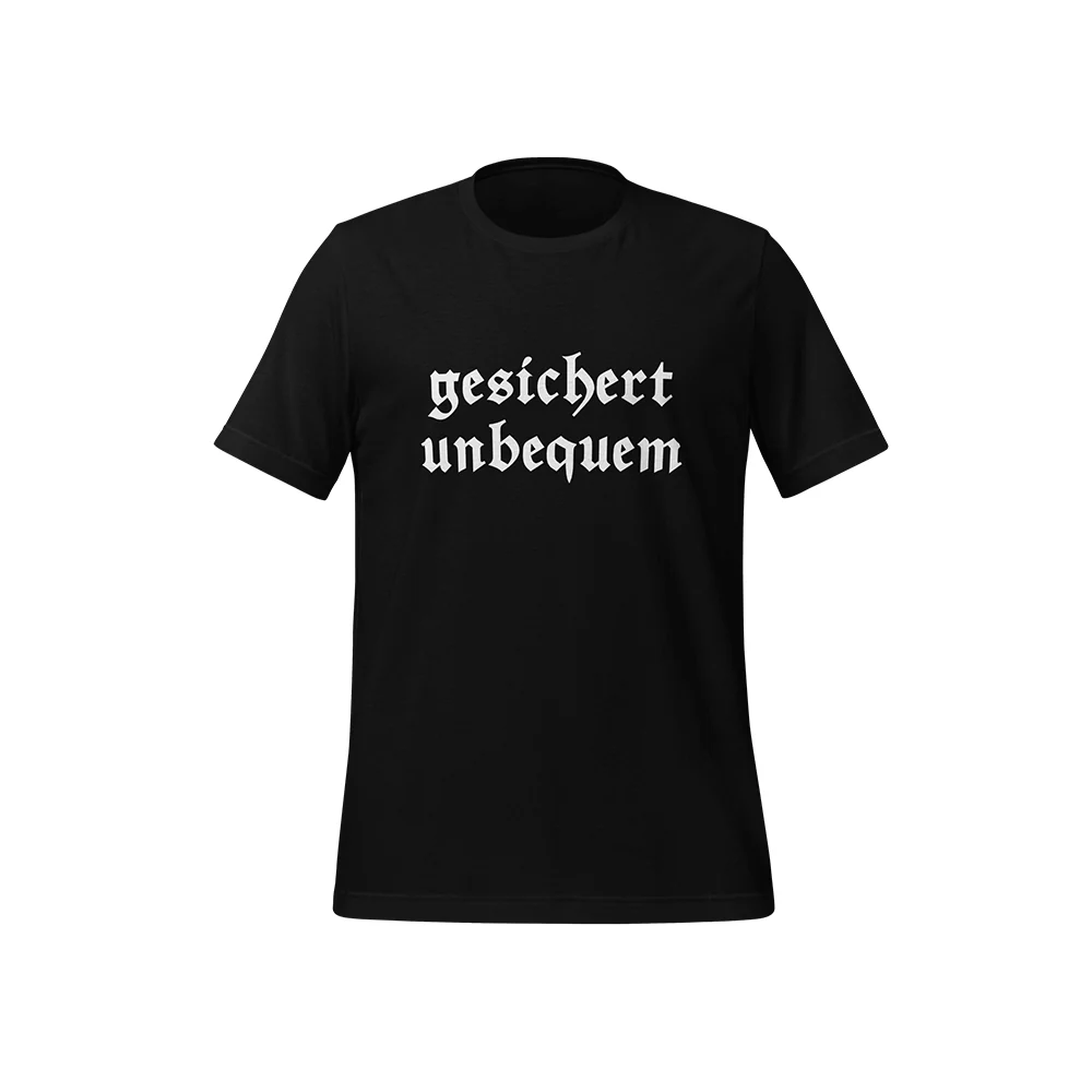 T-Shirt „Gesichert unbequem“ - Image 6