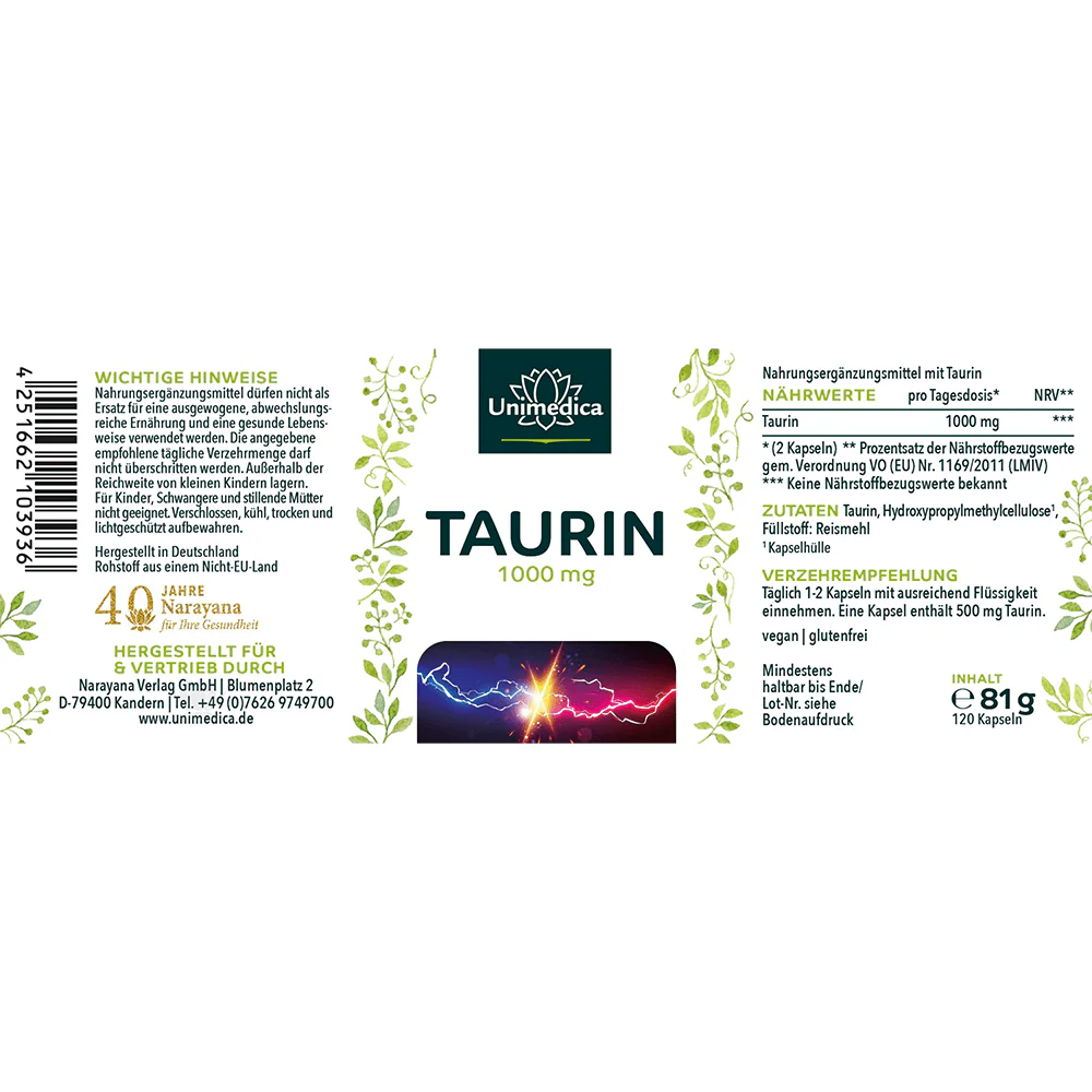 Taurin Kapseln - Image 3