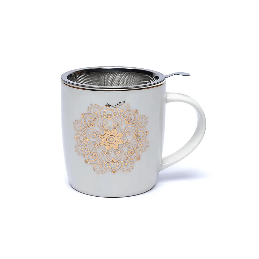 Teetasse mit Sieb Mandala - Image 2