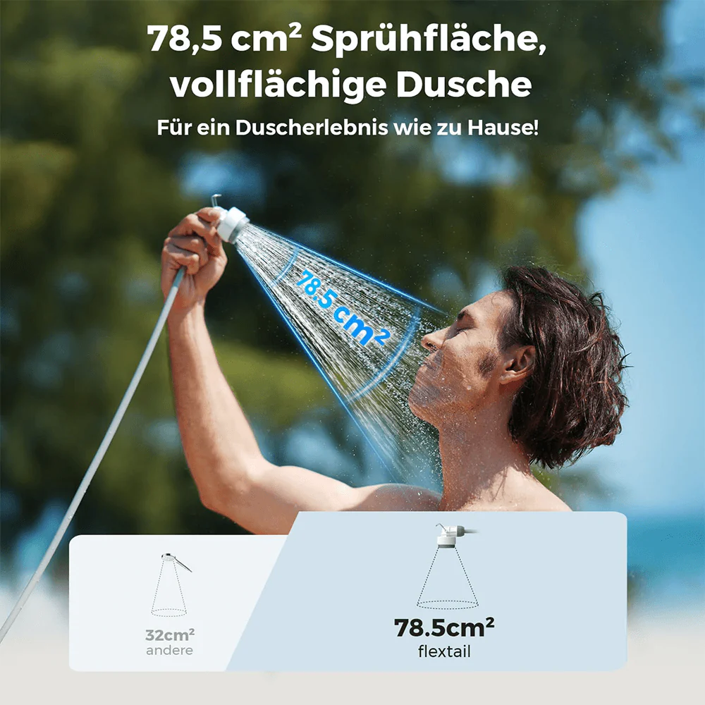 Tragbare Sofortdusche für unterwegs mit Akku und USB-C - Image 4