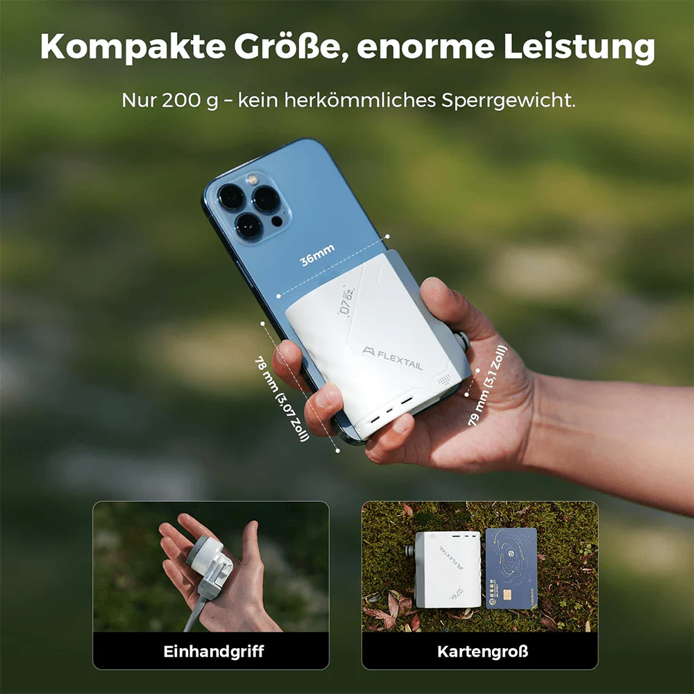 Tragbare Sofortdusche für unterwegs mit Akku und USB-C - Image 9