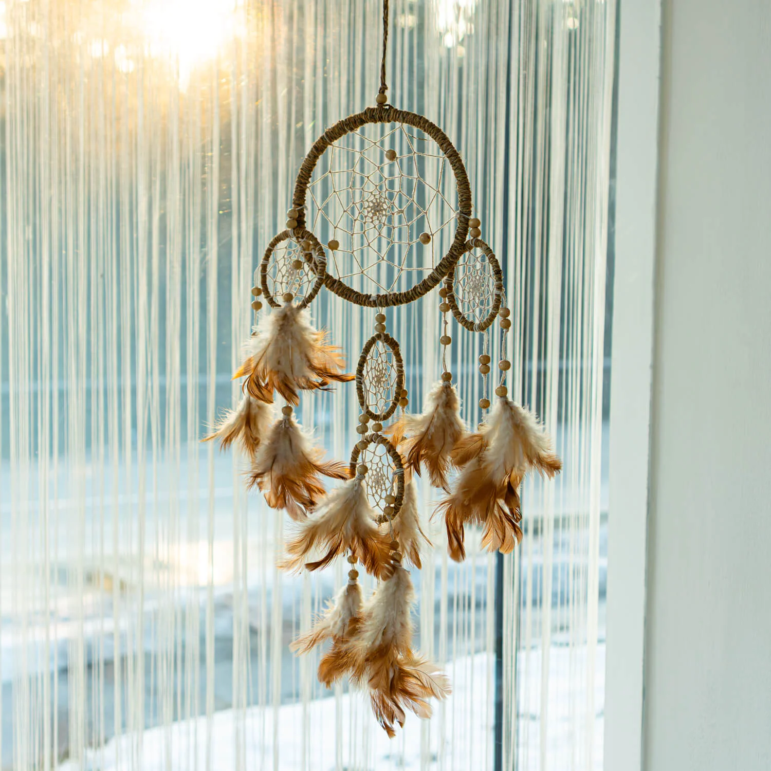 Traumfänger Hanf beige - Image 2