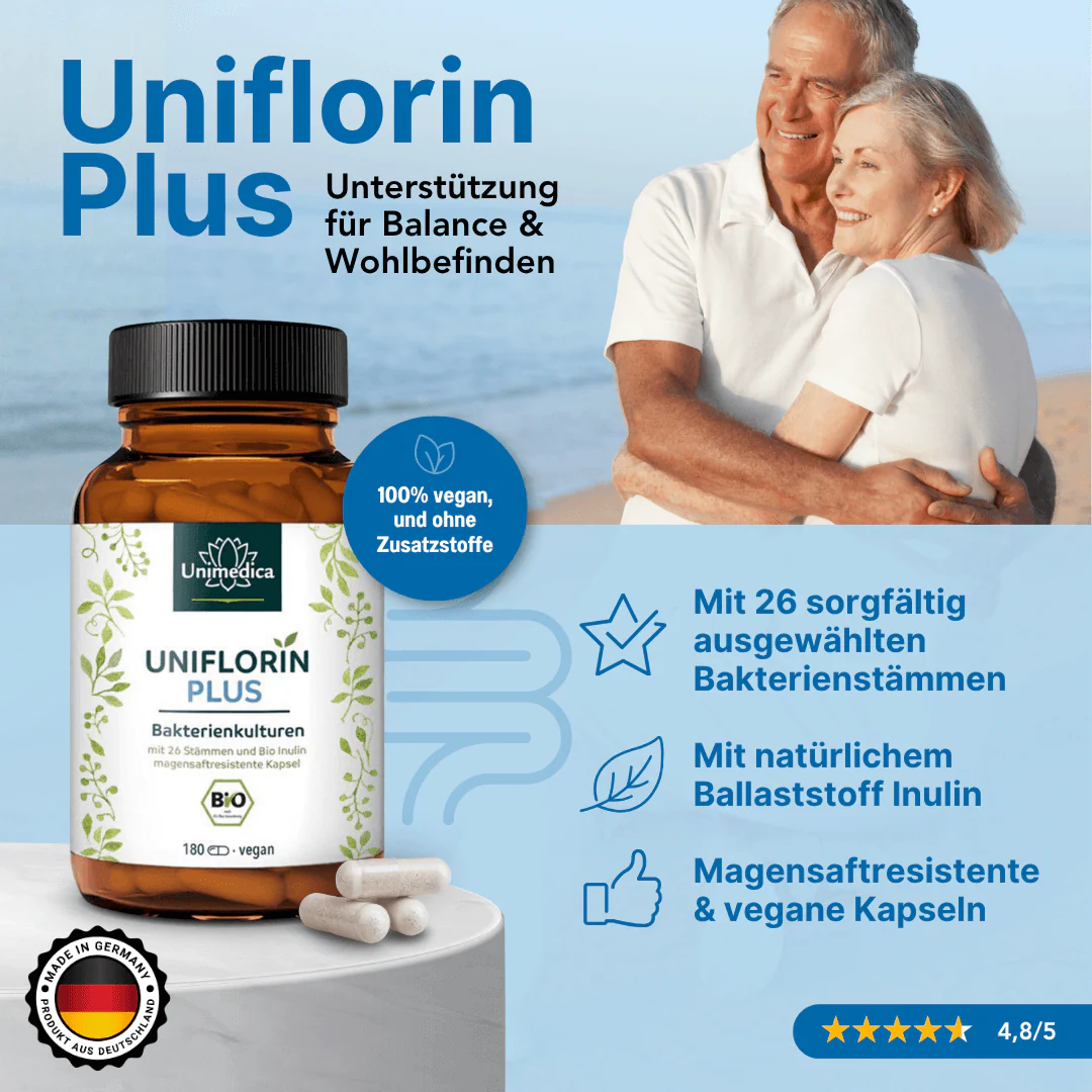 Uniflorin Plus Bakterienkulturen Kapseln - Image 3