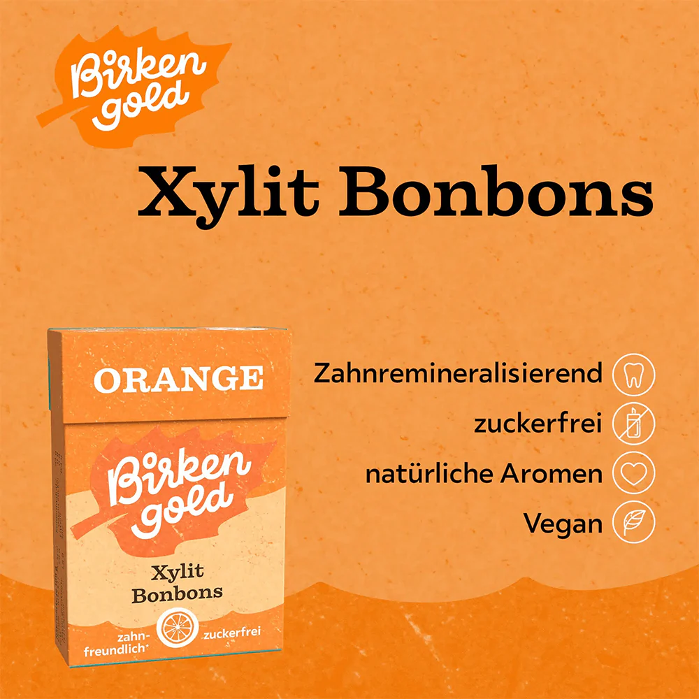 Xylit Bonbons Orange - Image 2