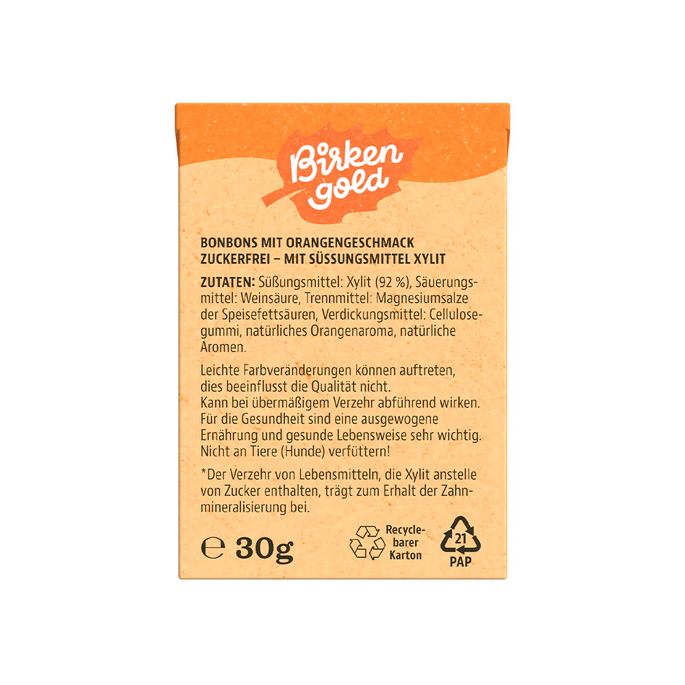 Xylit Bonbons Orange - Image 4