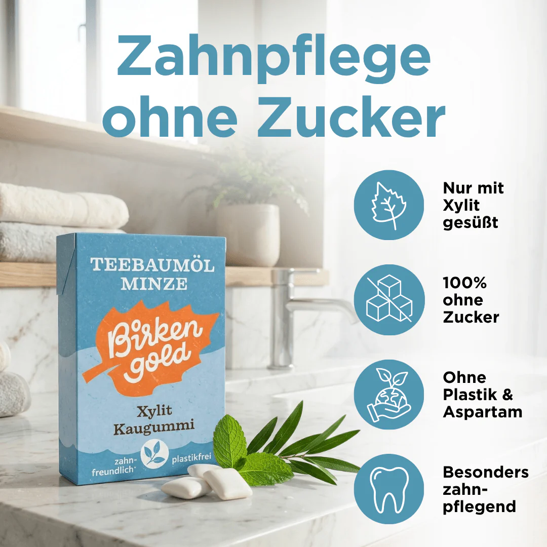 Xylit Kaugummi Teebaumöl Minze - Image 3