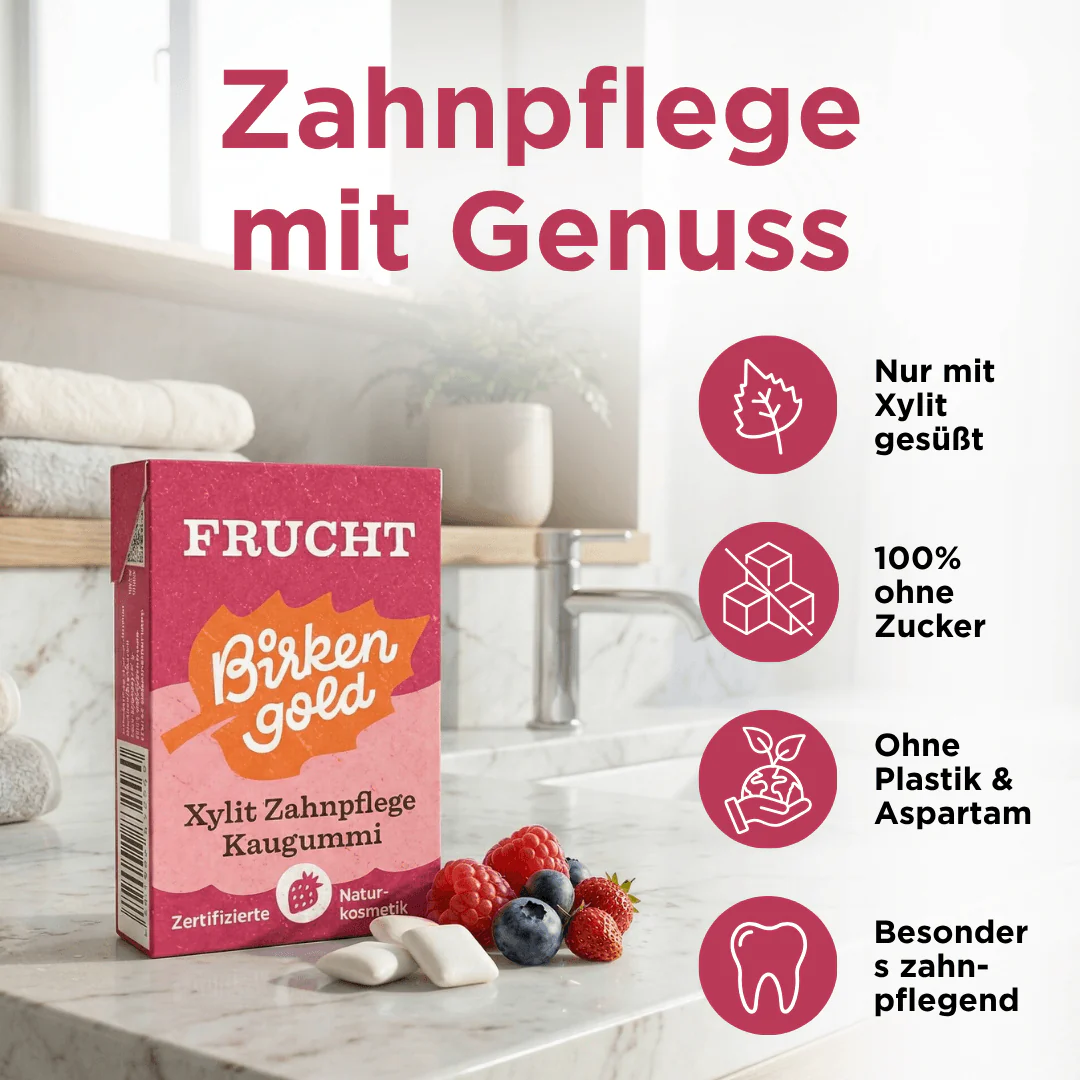 Xylit Zahnpflege Kaugummi Frucht - Image 3