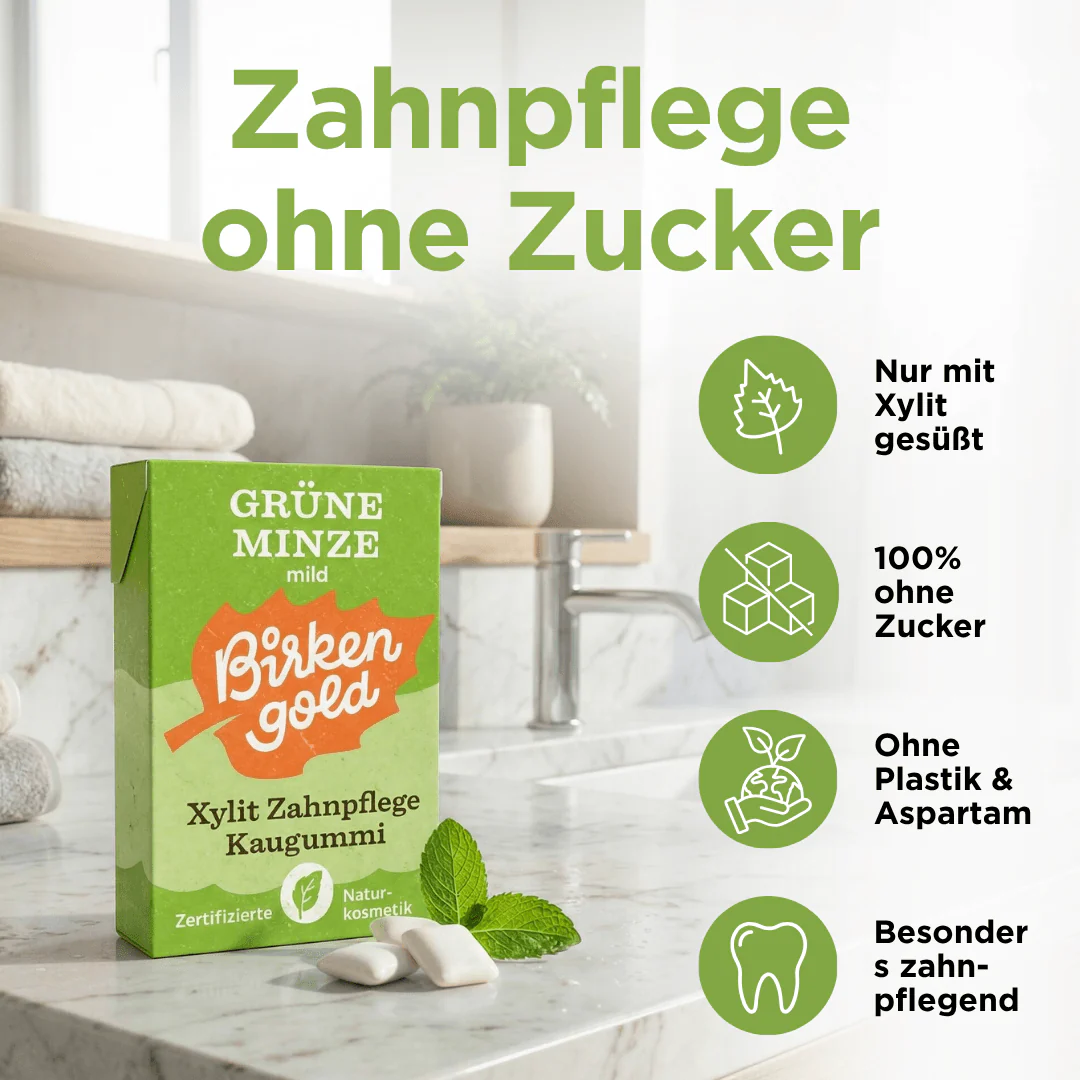 Xylit Zahnpflege Kaugummi Grüne Minze - Image 3