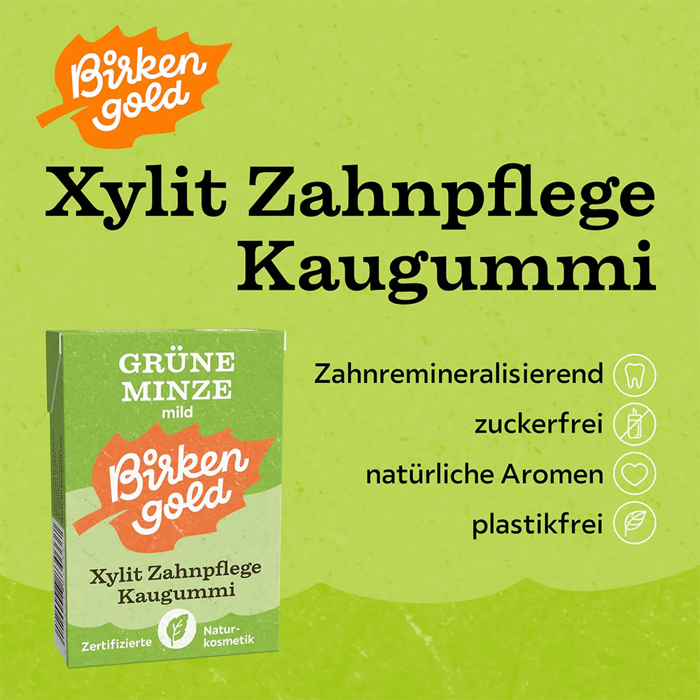 Xylit Zahnpflege Kaugummi Grüne Minze - Image 5