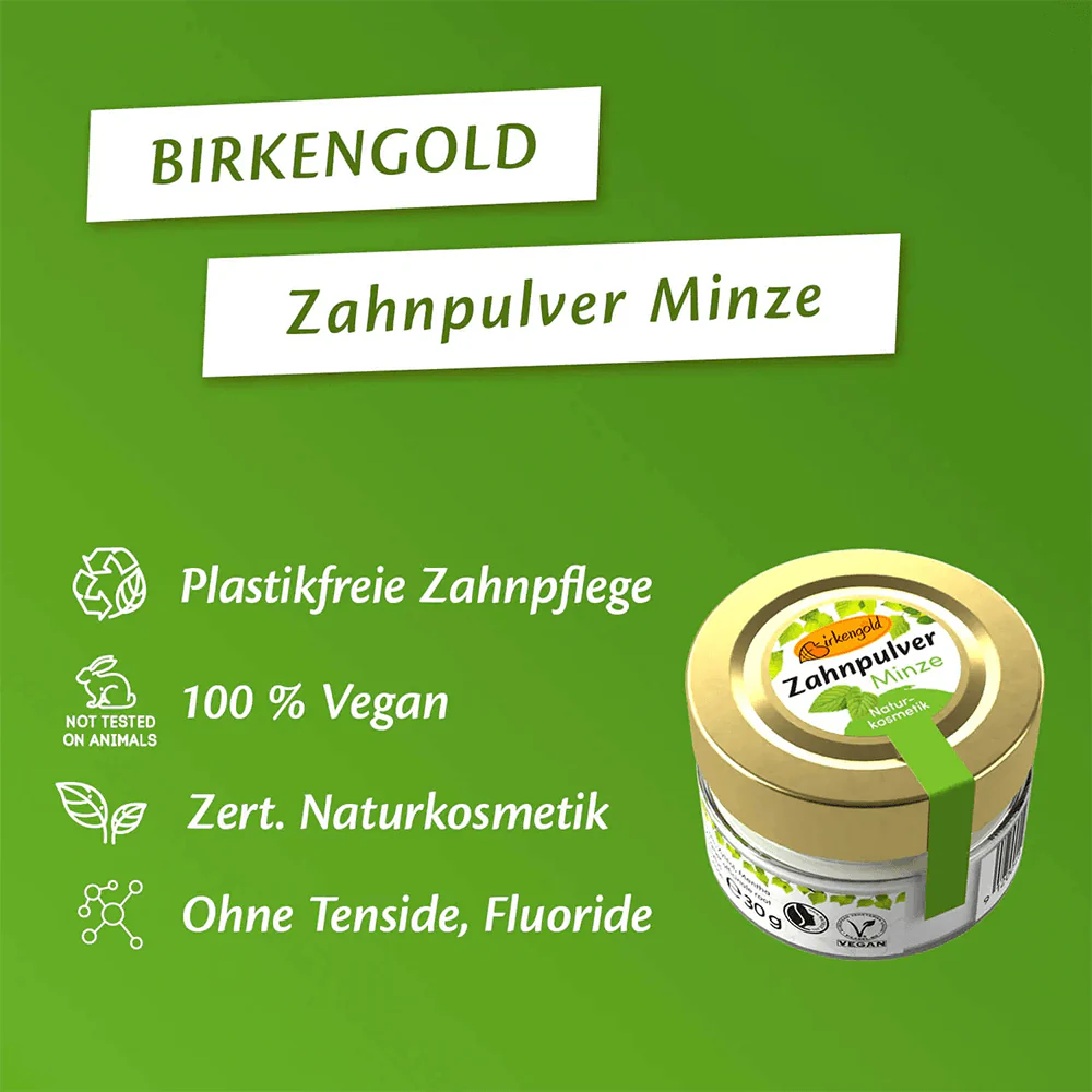Fluoridfreies Zahnpulver Minze - Image 6