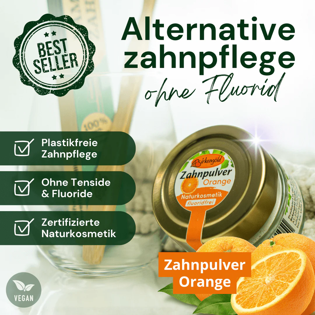 Fluoridfreies Zahnpulver Orange - Image 5